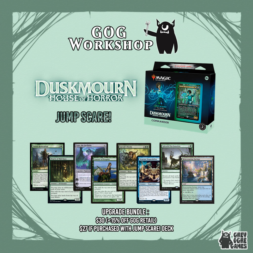 mtg jump scare commander deck Duskmourn: House of Horror DSK Commander Deck