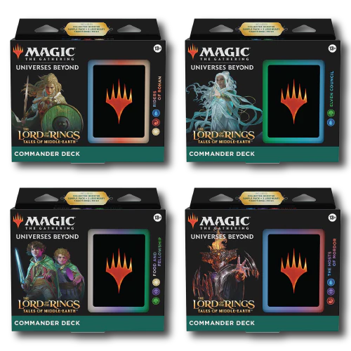 mtg lotr commander decks card list The Lord of the Rings: Tales of Middle-Earth LTR Commander Decks