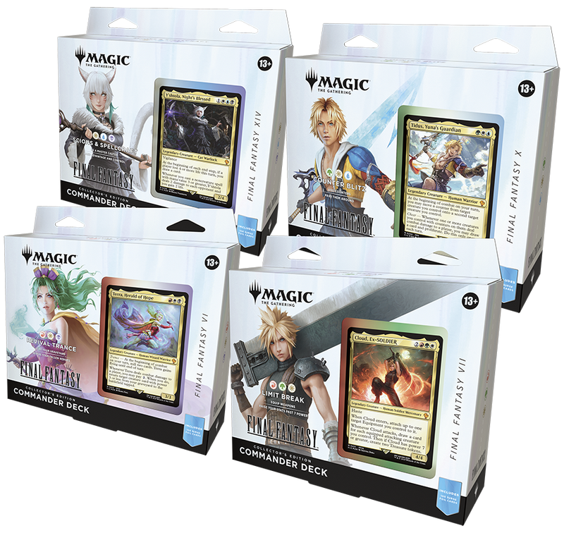 Final Fantasy FIN Commander Deck Collector's Edition (Set of 4)
