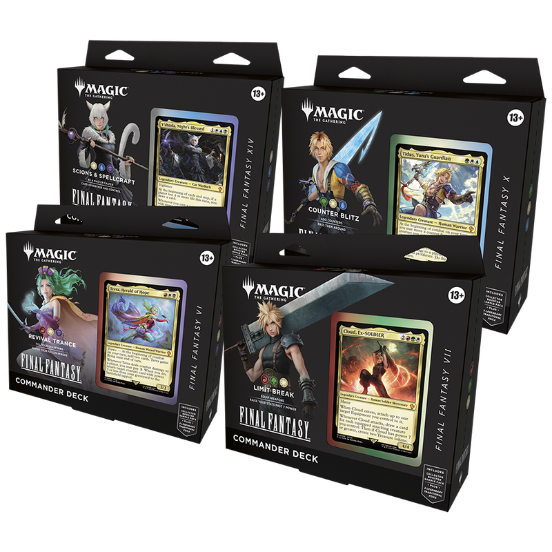 Final Fantasy FIN Commander Deck (Set of 4)