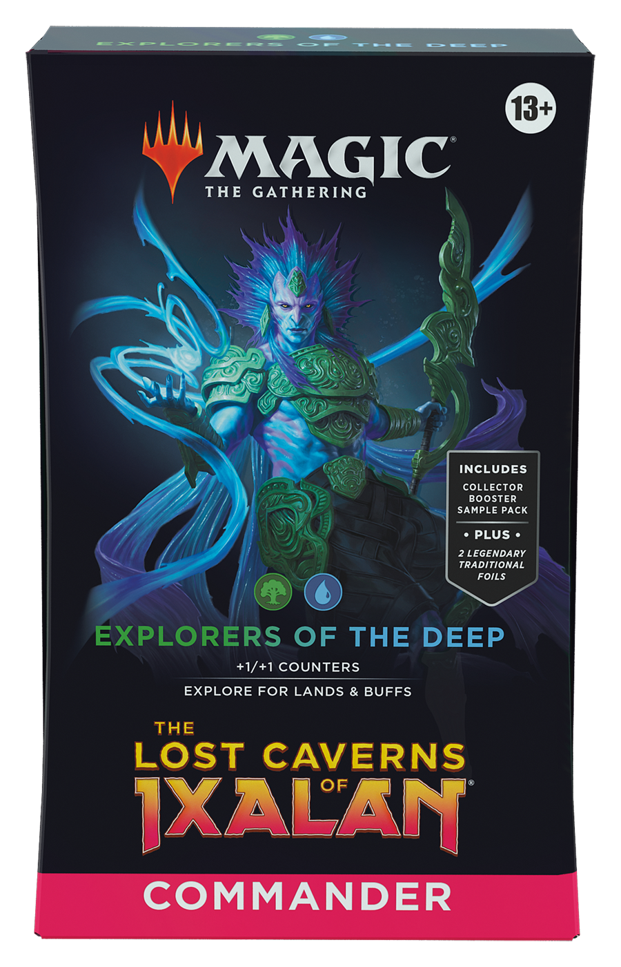 mtg lci commander decks The Lost Caverns of Ixalan Two preconstructed decks that embody the duality of light and shadow Magic Commander Deck Lorwyn Eclipsed