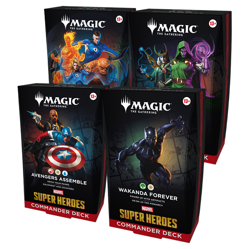 Marvel Super Heroes MSH Commander Decks