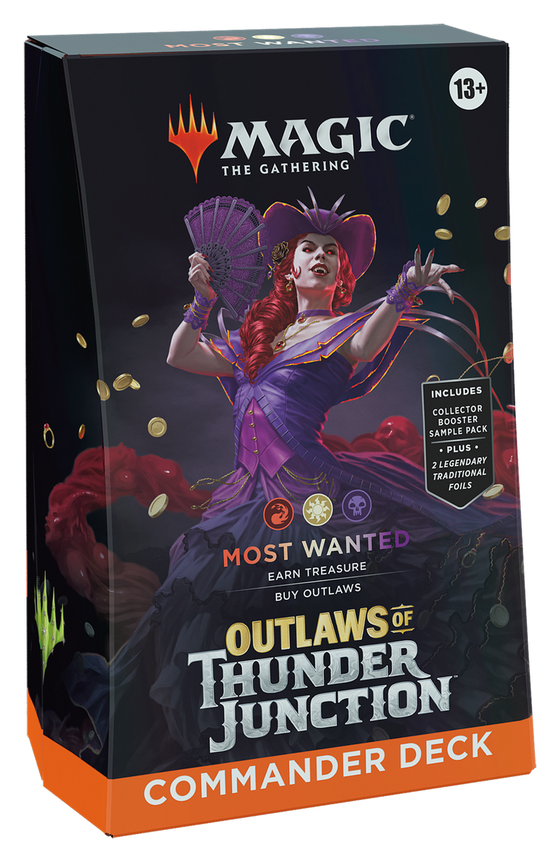 Outlaws of Thunder Junction OTJ Commander Decks - Most Wanted