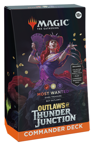 Outlaws of Thunder Junction OTJ Commander Decks - Most Wanted