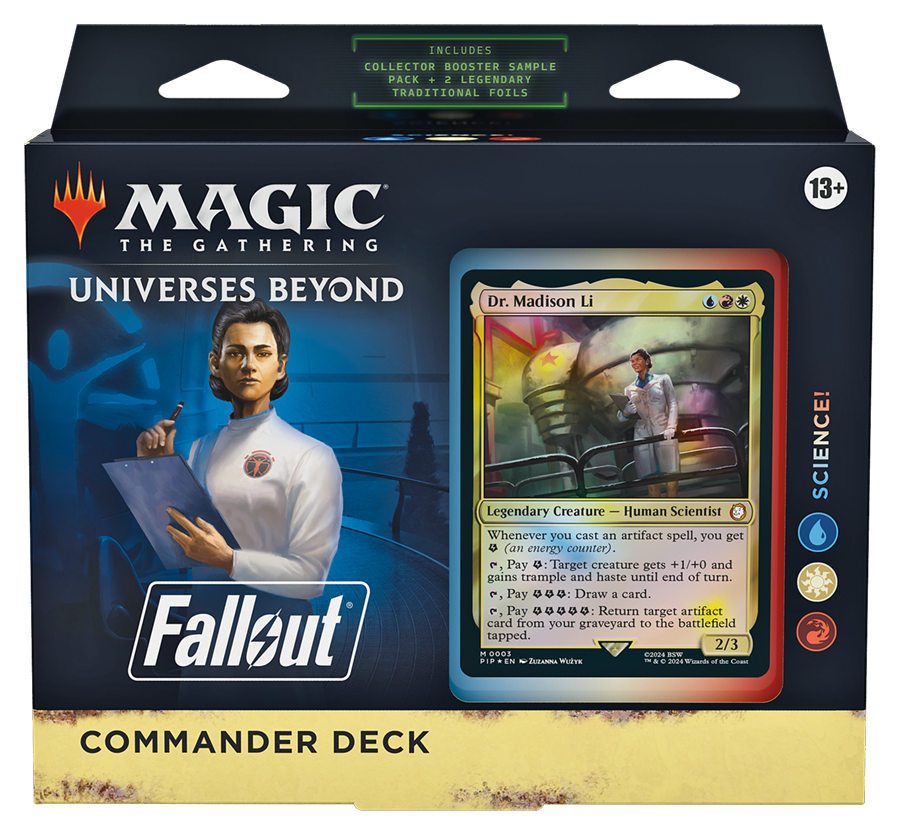 mtg pip commander decks Ranking Every Universes Beyond: Fallout Deck In Caesar deck mtg fallout commander decks price
