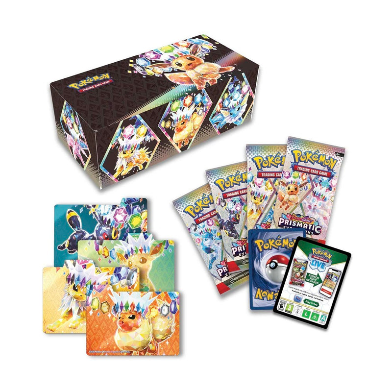 prismatic evolutions booster box card list Prismatic Evolutions Surprise Box