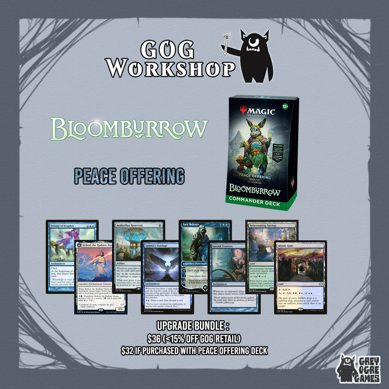 mtg peace offering card list Bloomburrow BLB Commander Deck