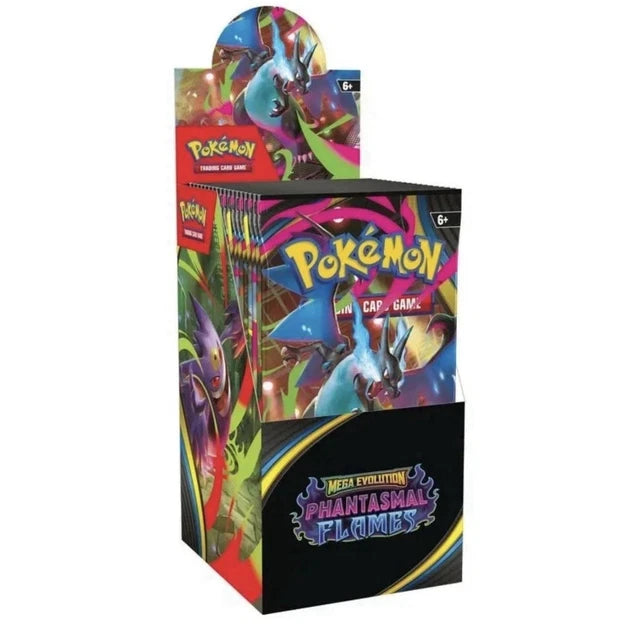 pokemon tcg mega evolution phantasmal flames booster box Pokemon Mega Evolution Phantasmal Flames Booster 6 Box Case