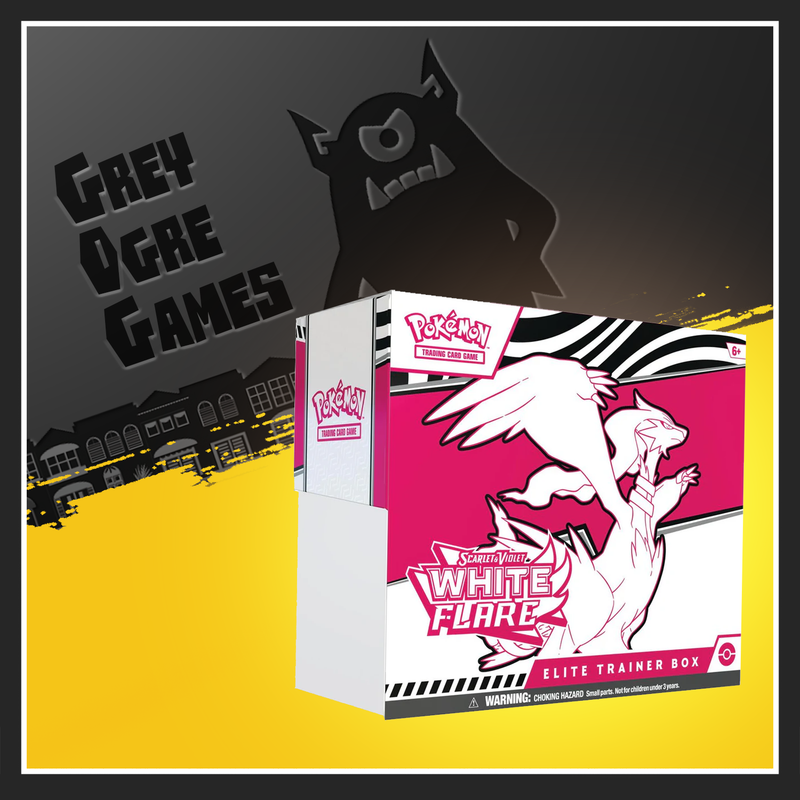 White Flare Elite Trainer Box - Scarlet & Violet