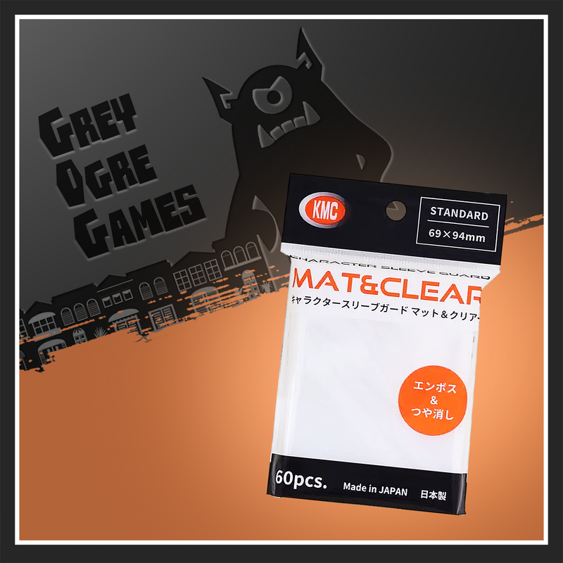 KMC Character Sleeve Guard Matte Clear