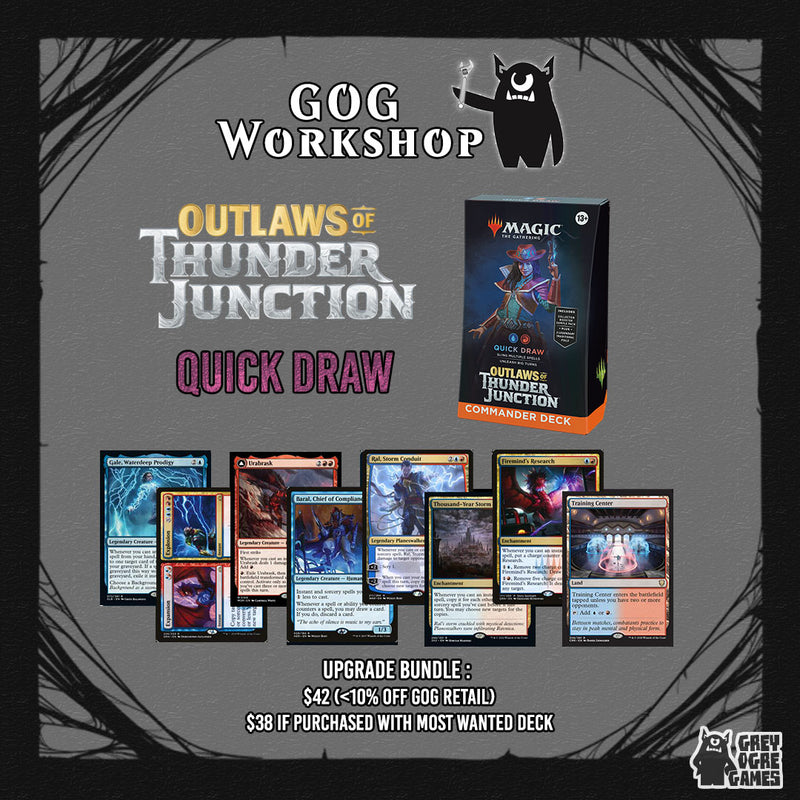 Outlaws of Thunder Junction OTJ Commander Decks - Quick Draw