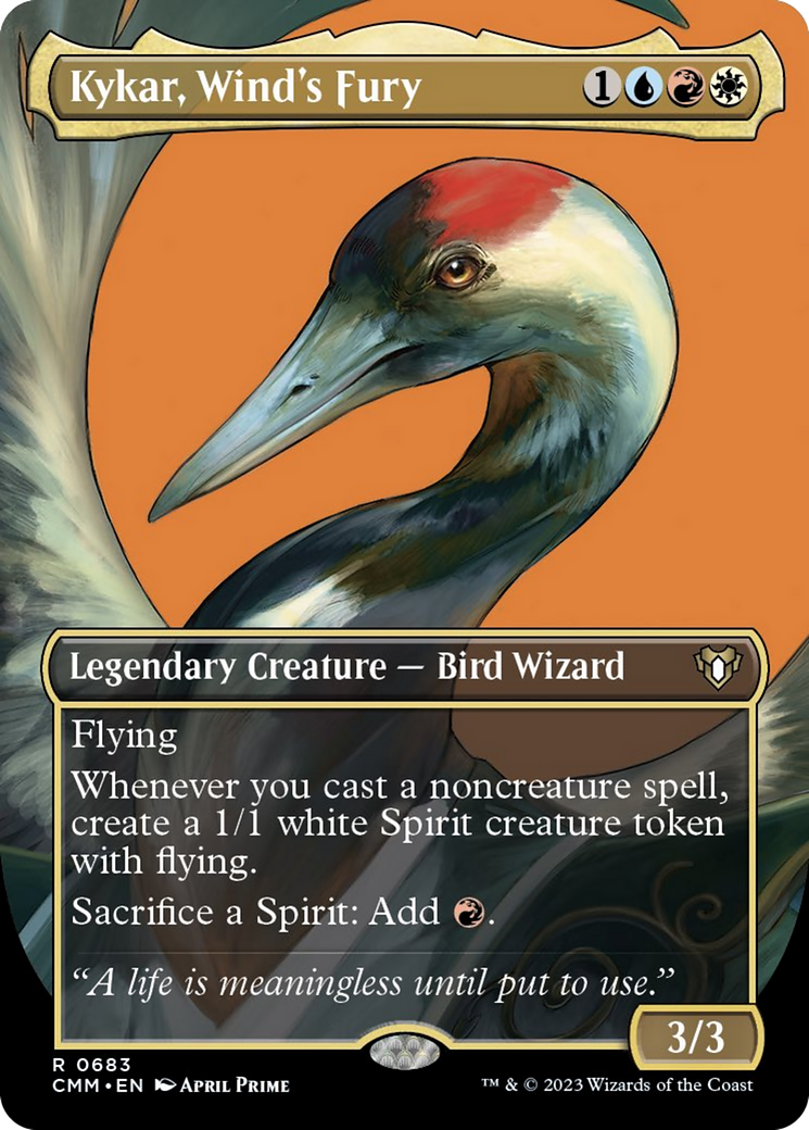 mtg borderless profile cards Kudo, King Among Bears Single You may play two additional lands on each of your turns. Talrand, Sky Summoner (Borderless Profile)