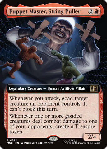 Puppet Master, String Puller (Extended Art) [Marvel Super Heroes Commander]