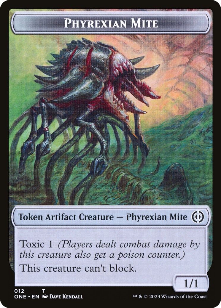 best poison counter cards mtg Poison Counter // Phyrexian Mite Double-Sided Token [Phyrexia: All Wil