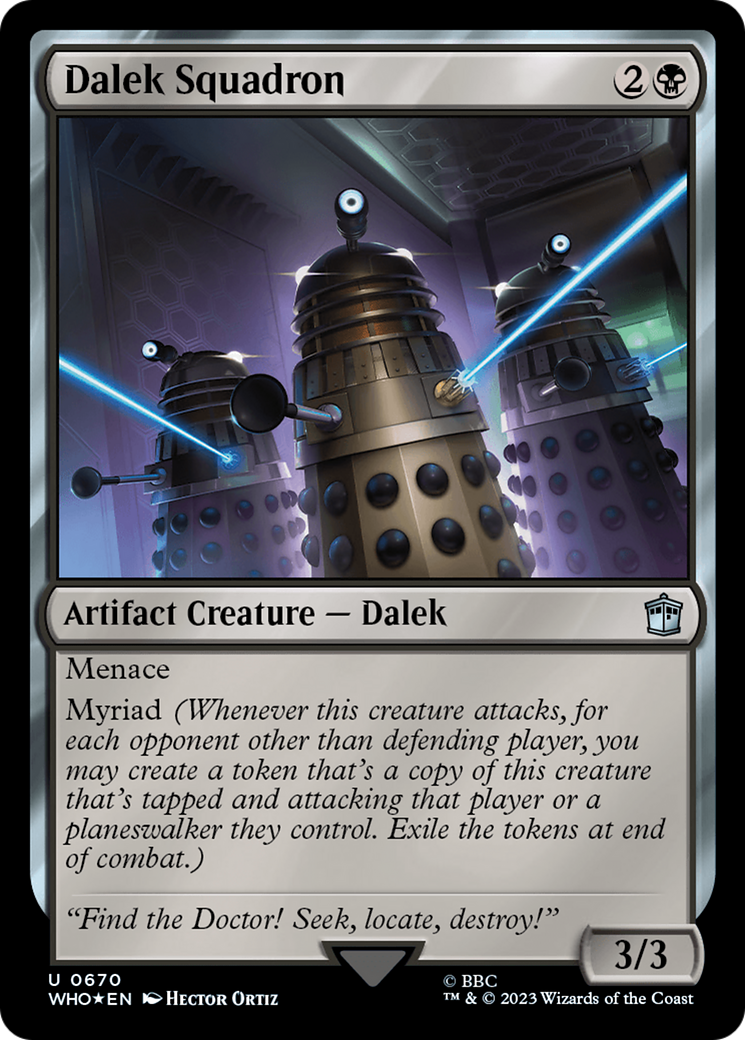 Dalek Squadron (Surge Foil) [Doctor Who]