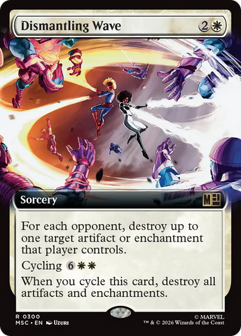 Dismantling Wave (Extended Art) [Marvel Super Heroes Commander]