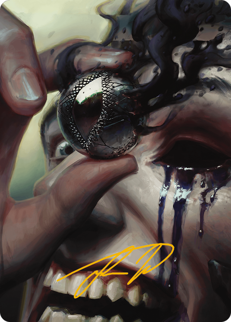 Jet Medallion Art Card (Gold-Stamped Signature) [Modern Horizons 3 Art