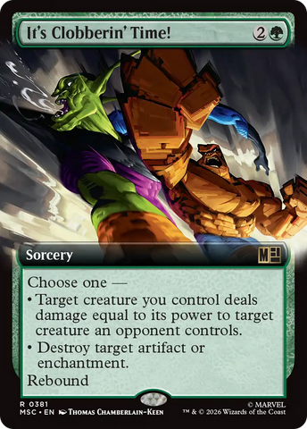 It's Clobberin' Time! (Extended Art) [Marvel Super Heroes Commander]