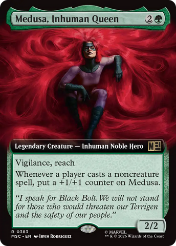 Medusa, Inhuman Queen (Extended Art) [Marvel Super Heroes Commander]