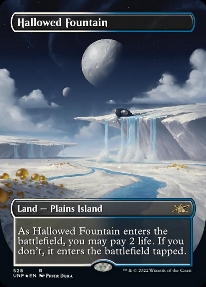 Hallowed Fountain (Borderless) (Galaxy Foil) [Unfinity]