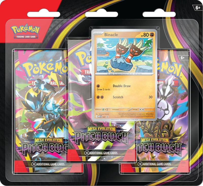 Pitch Black 3-Pack Blister - Mega Evolution