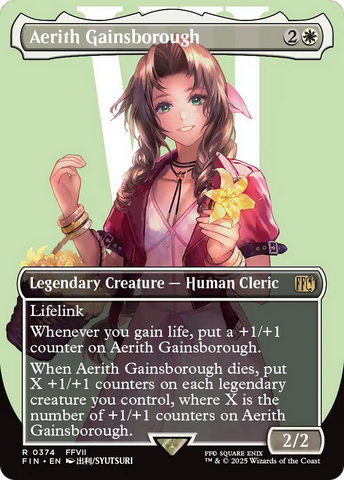 MTG エアリス・ゲインズブール サージFoil FF ボーダーレス エアリス・ゲインズブール 日本語版 ボーダーレスFoil MTG FF