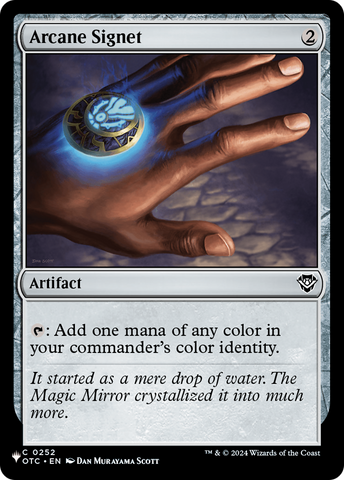 Arcane Signet (OTC) [The List]
