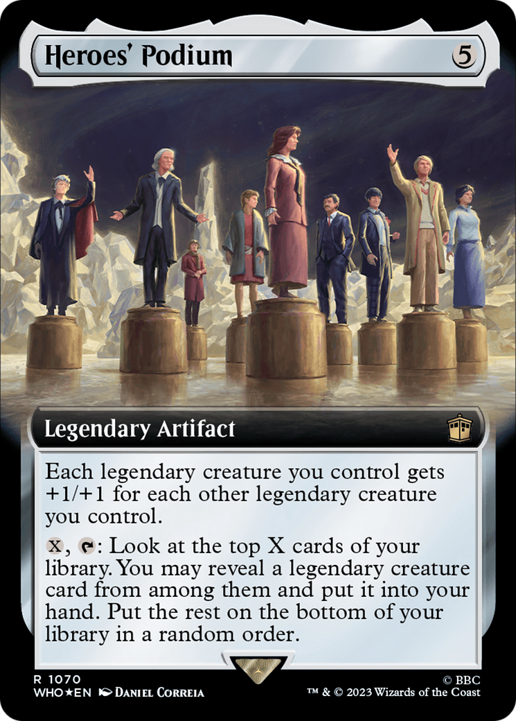 Heroes' Podium (Extended Art) (Surge Foil) [Doctor Who]