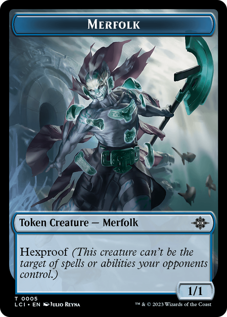 mtg cards that make merfolk tokens Token | Lorwyn Eclipsed Foil | Standard (This tokens mana cost is .) Power Treasure // Merfolk (Token)