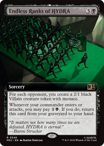 Endless Ranks of HYDRA (Extended Art) [Marvel Super Heroes Commander]