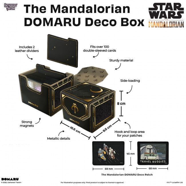 DOMARU Star Wars Mandalorian Deck Boxes