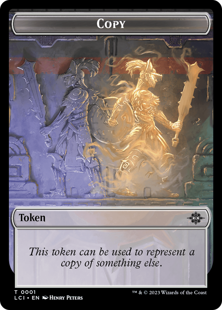 Copy // Merfolk (0005) Double-Sided Token [The Lost Caverns of Ixalan