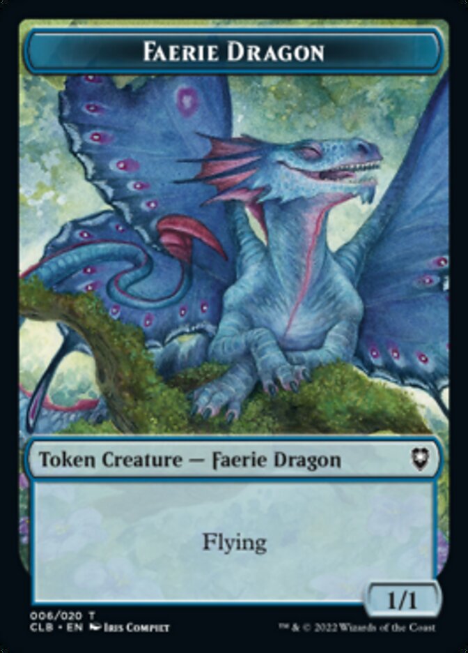 Faerie Dragon Token [Commander Legends: Battle for Baldur's Gate Token Faerie Dragon Token [Commander Legends: Battle for Baldur's Gate Token