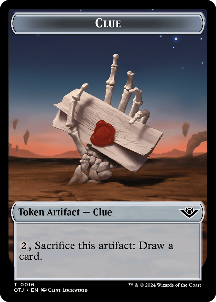 mtg sacrifice an artifact draw a card Eldrazi // Clue Double-Sided Token [Outlaws of Thunder Junction Comman