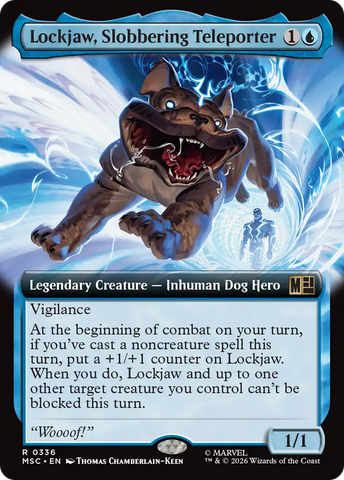 Lockjaw, Slobbering Teleporter (Extended Art) [Marvel Super Heroes Commander]
