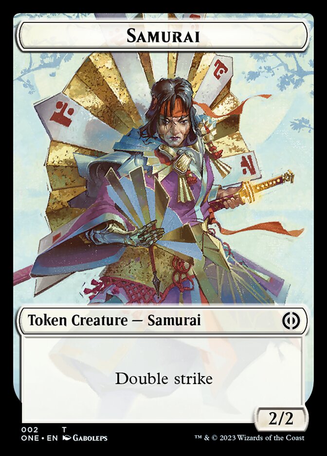 Phyrexian Mite (011) // Samurai Double-Sided Token [Phyrexia: All Will Phyrexian Mite (011) // Samurai Double-Sided Token [Phyrexia: All Will