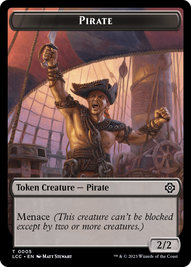 The Monarch // Pirate Double-Sided Token [The Lost Caverns of Ixalan C The Monarch // Pirate Double-Sided Token [The Lost Caverns of Ixalan C