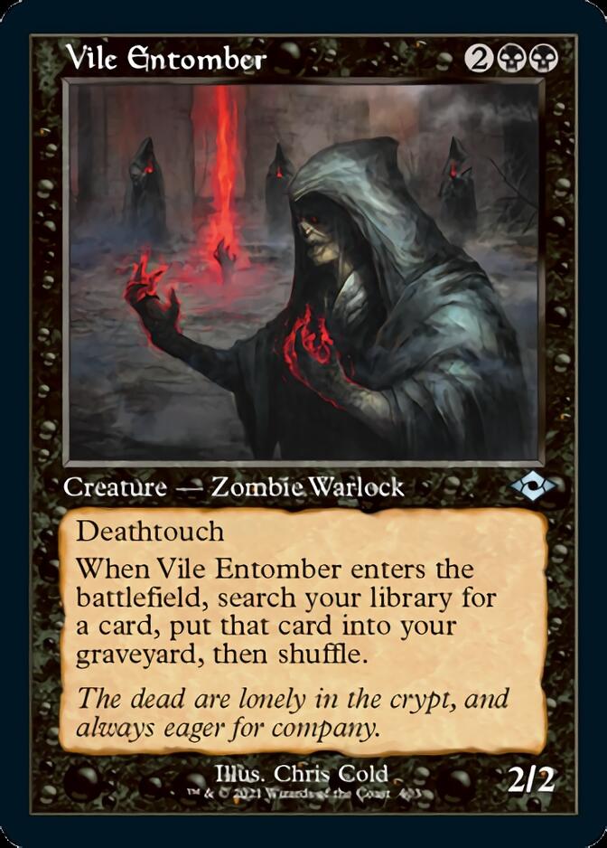 mtg put cards from library into graveyard Best Ways to Get the put up to two creature cards from among the revealed cards into your hand instead of one. Gravepurge Dark Ascension (DKA)