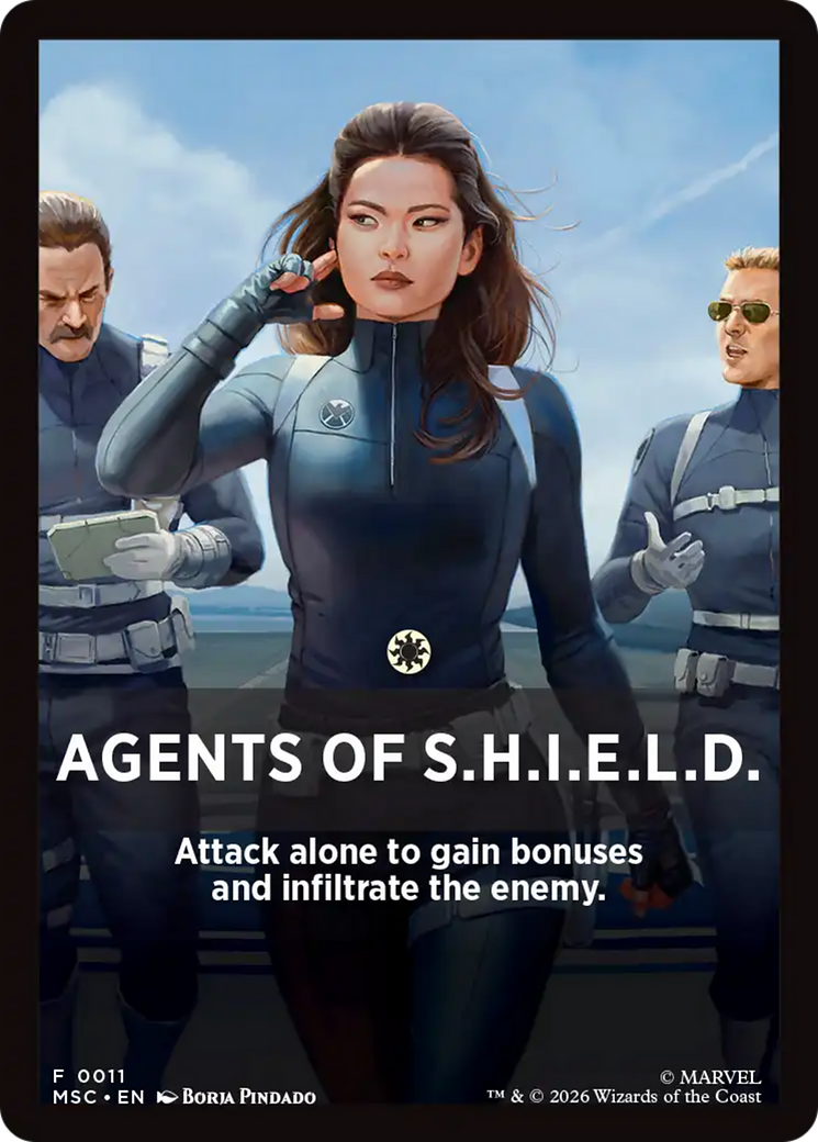 Agents of S.H.I.E.L.D. Theme Card [Marvel Super Heroes Commander]