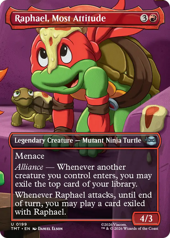 Raphael, Most Attitude (Borderless) [Teenage Mutant Ninja Turtles]