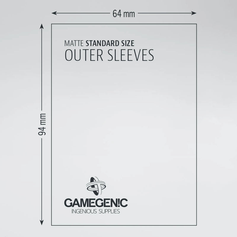Gamegenic Matte Standard Size Outer Sleeves