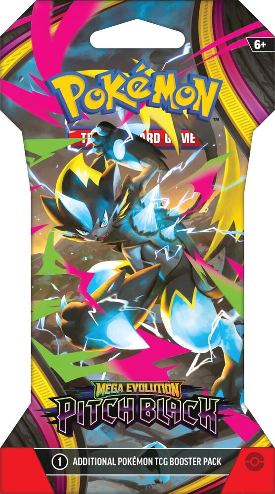 Pitch Black Sleeved Booster Pack - Mega Evolution