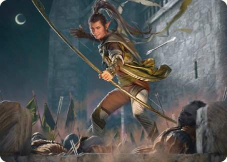 Legolas, Counter of Kills Art Card [The Lord of the Rings: Tales of Mi Legolas, Counter of Kills Art Card [The Lord of the Rings: Tales of Mi