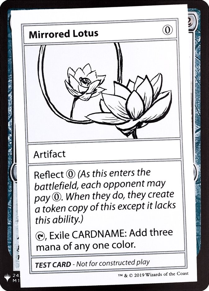Mirrored Lotus [Mystery Booster Playtest Cards]