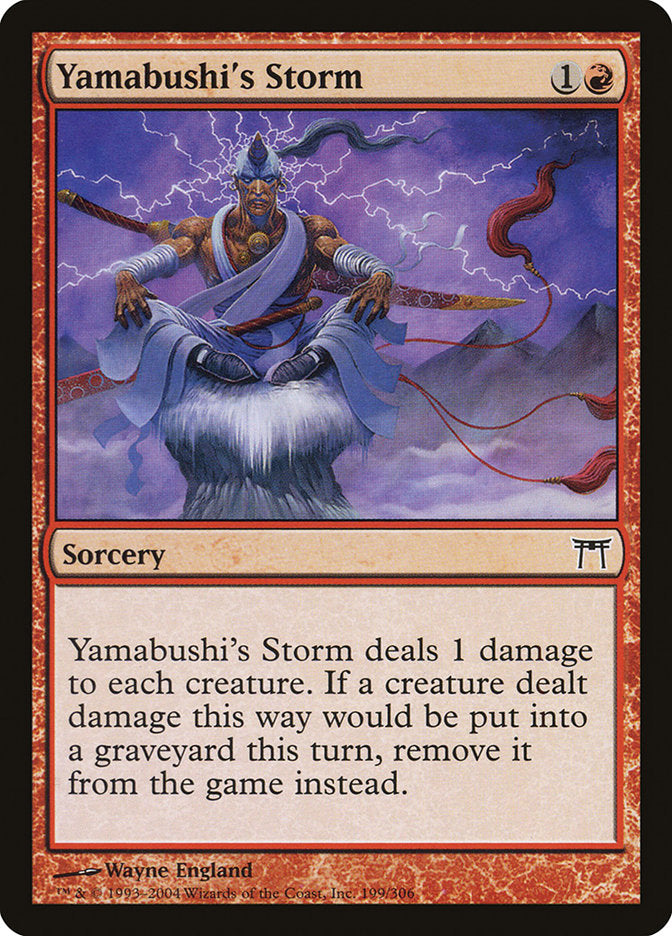 Yamabushi's Storm [Champions of Kamigawa]