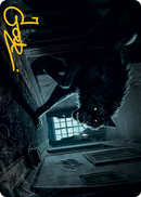 Primal Adversary Art Card (Gold-Stamped Signature) [Innistrad: Midnight Hunt Art Series]