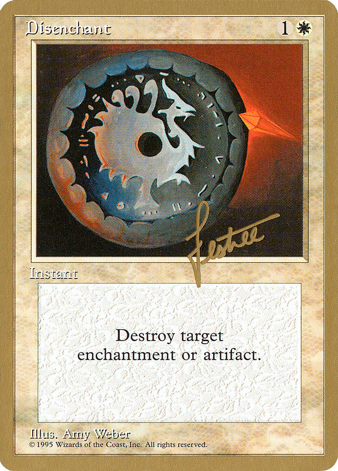 mtg disenchant cards Magic the Gathering Artist Proof Allen Williams Studio Mint / near mint condition trading card Disenchant (Bertrand Lestree) [Pro Tour