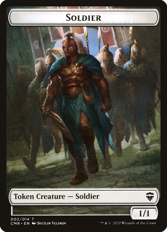 mtg soldier token cards Human Soldier Token (1/1) by Peter Mohrbacher