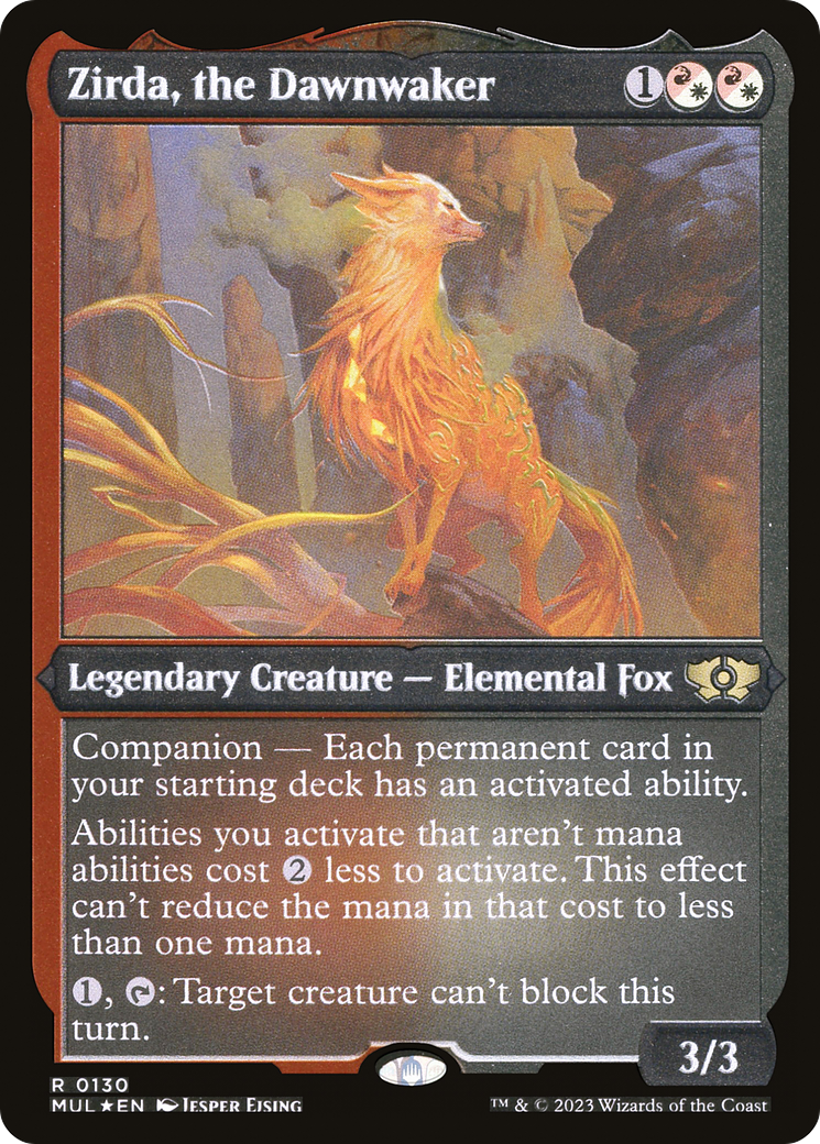 mtg foil etched cards Rograkh, Son of Rohgahh (Foil Etched) [CMR Its predecessors were etched with the wisdom of ancients Strixhaven Mystical Archives Etched Foil