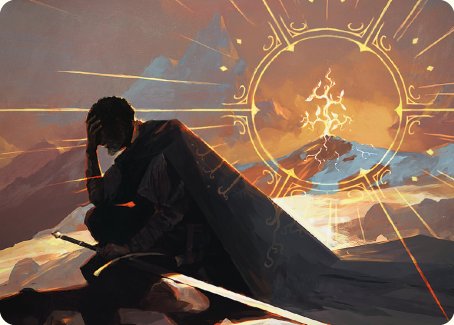 mtg lord of the rings full art cards Aragorn, the Uniter Art Card [The Lord of the Rings: Tales of Middle-e